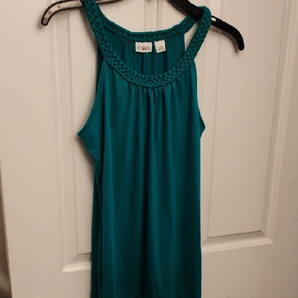 Cato Green Sleeveless Tank Top
